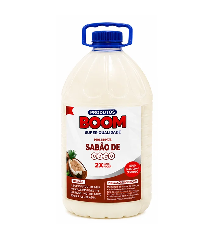 Sabão Líquido de Coco BOOM 5L Sabão Líquido de Coco BOOM 5L - Imagem 1